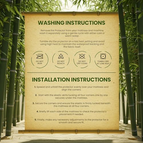 Utopia Bedding Twin XL Waterproof Cooling Mattress Protector