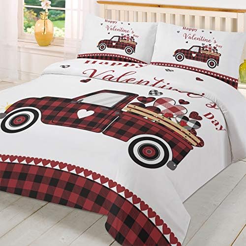 LooPoP Valentine Duvet Cover Set 3 Piece California King