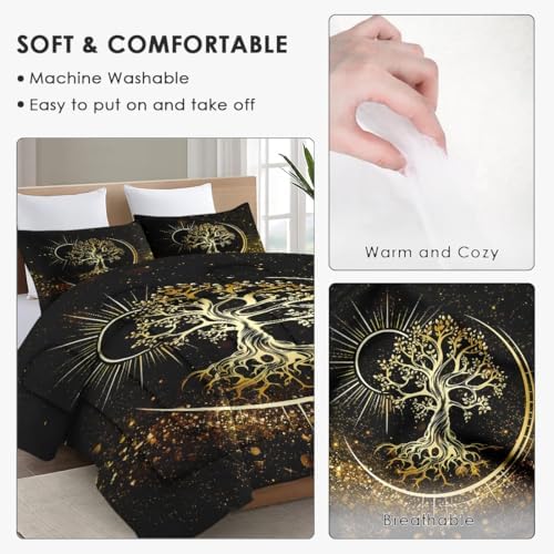 WeCozy Queen Size Comforter Set with 2 Pillowcases