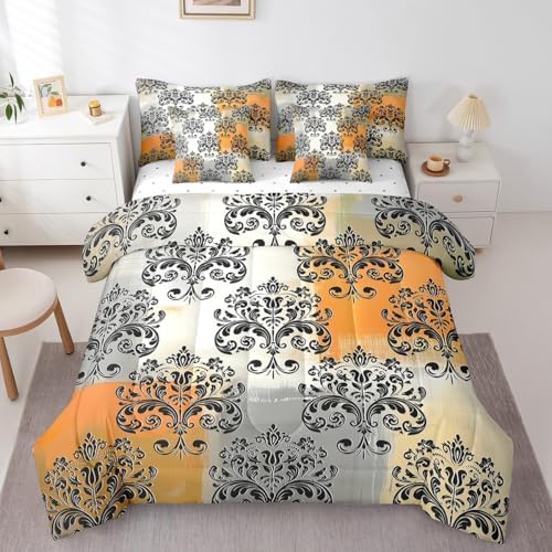 Erosebridal Abstract Art Bedding Set Twin Size 7 Pieces