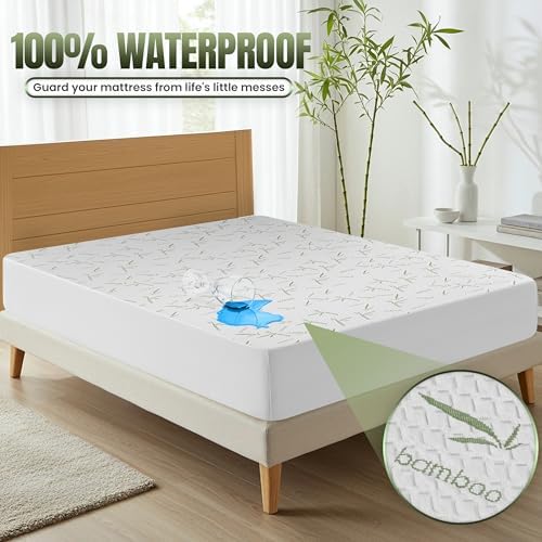 Utopia Bedding Twin XL Waterproof Cooling Mattress Protector