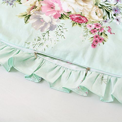 FADFAY 7Pcs Twin Cotton Duvet Cover Set 100 Soft and Comfortable