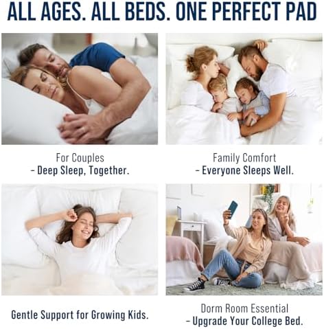 OLANLY Twin Quilted Mattress Pad with Deep Pocket