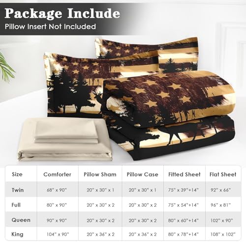 WeCozy 5 Pcs Twin Comforter Set with Pillowcase Sham