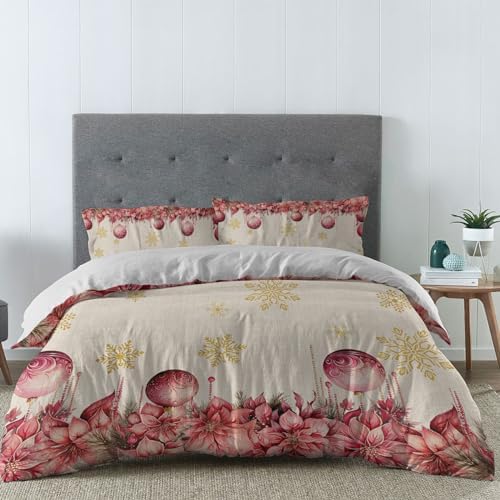 LooPoP Christmas Comforter Set California King Size