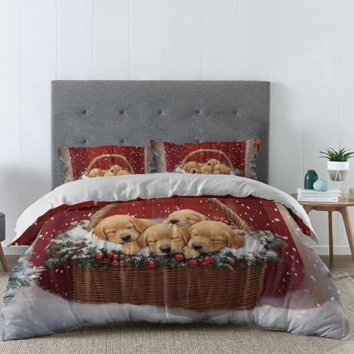LooPoP Christmas Duvet Cover Set 4PCS California King 1