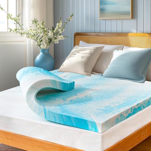 Marsail Twin 3-Inch Cooling Memory Foam Mattress Topper