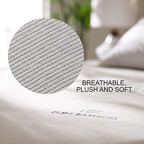 King Mattress Protector by Pure Bamboo Waterproof Breathable