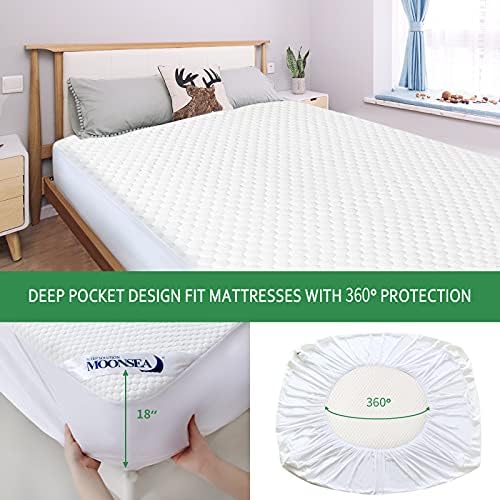 Moonsea Waterproof Cooling Mattress Protector for Kids