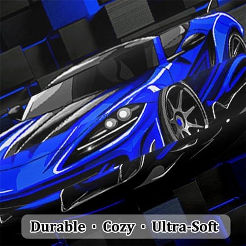 Race Car Comforter Set Twin Size for Boys