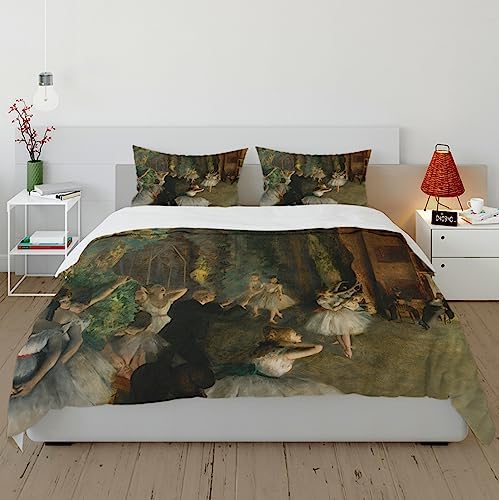 HOBBOY Retro Degas Art Duvet Cover Set 3pc