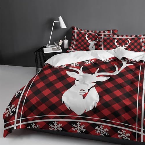 LooPoP Christmas Comforter Set 3 Piece California King Size