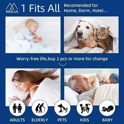 MEELUS Twin Mattress Protector Waterproof Breathable 1