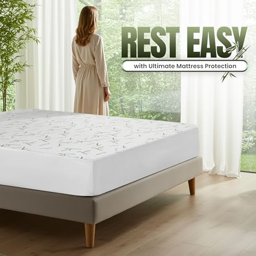 Utopia Bedding Twin XL Waterproof Cooling Mattress Protector