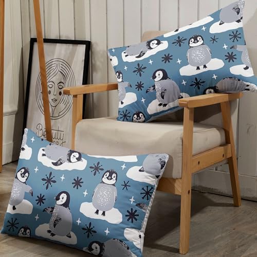 Cute Penguin Kids Sheet Set - 4Pcs Twin Bedding