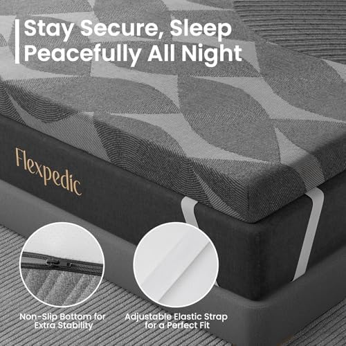 Flexpedic Firm Mattress Topper 3 Inch Queen