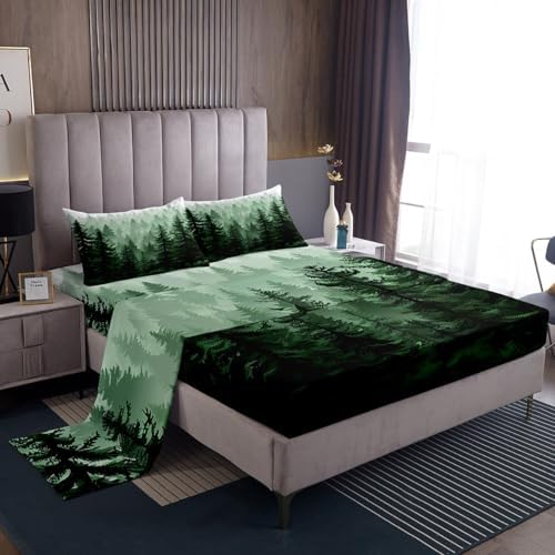 Feelyou Fog Forest Sheets 4Pcs Set