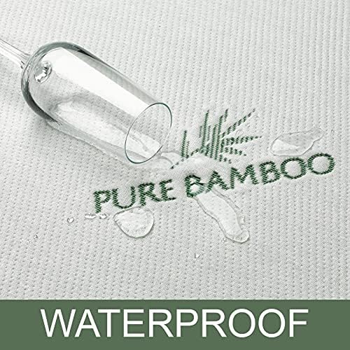King Mattress Protector by Pure Bamboo Waterproof Breathable