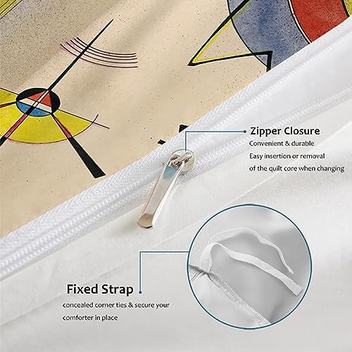 HOBBOY Kandinsky Duvet Cover Set 3 Piece Twin XL