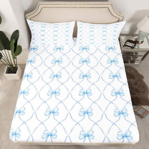 Erosebridal Bowknot Sheet Set for Kids