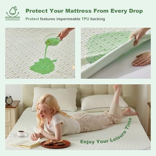 BEDLORE Twin Waterproof Mattress Protector 3D Air Fabric
