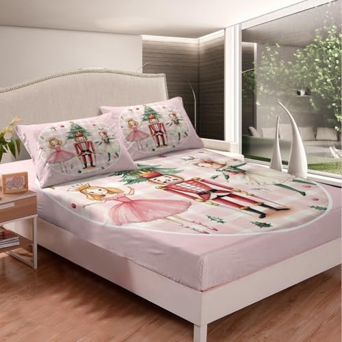 Erosebridal Christmas Soldier Bed Sheet Set
