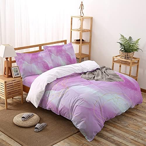 LooPoP 4PCS California King Duvet Cover Set 1