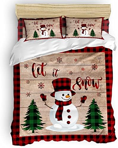LooPoP Christmas Comforter Set California King Size 1