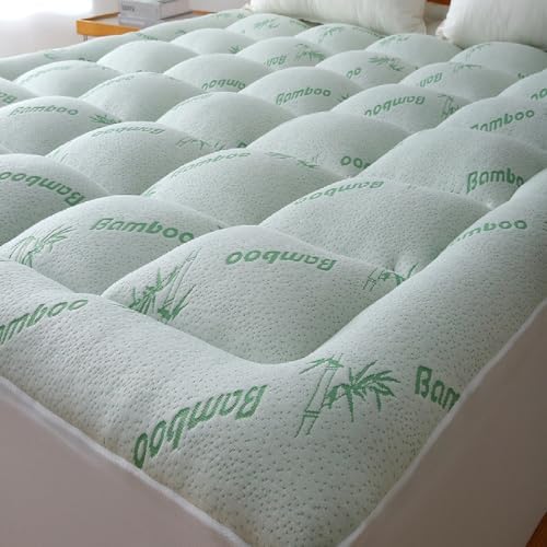 AdkTex Queen Mattress Topper Bamboo Viscose Cooling Comfort