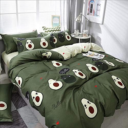Erosebridal Avocado Duvet Cover Set Twin Size 1