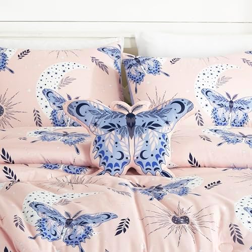 Chezmoi Collection Mystical Butterfly Comforter Set