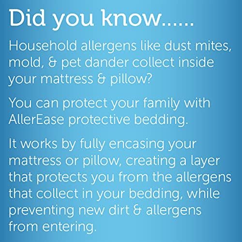 AllerEase Waterproof Mattress Protector Queen Size