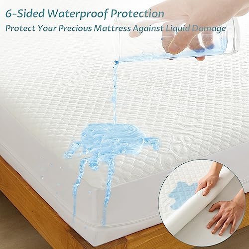 Reaks Queen Size Mattress Protector with Zipper