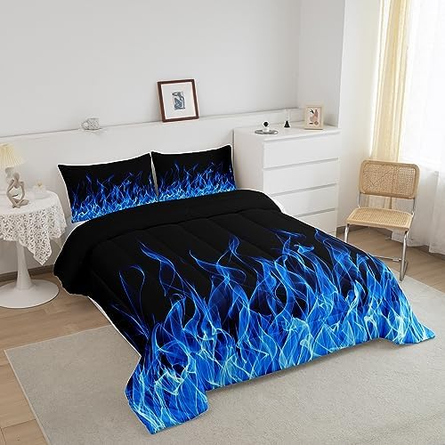 Feelyou Flame Bedding Comforter Set Twin Kids Decor