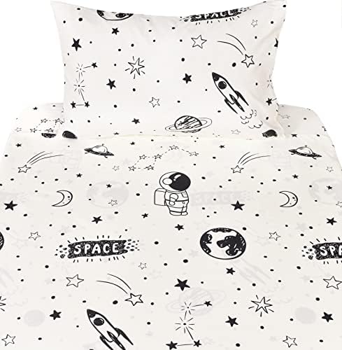 J-pinno Space Astronaut Sheet Set for Kids