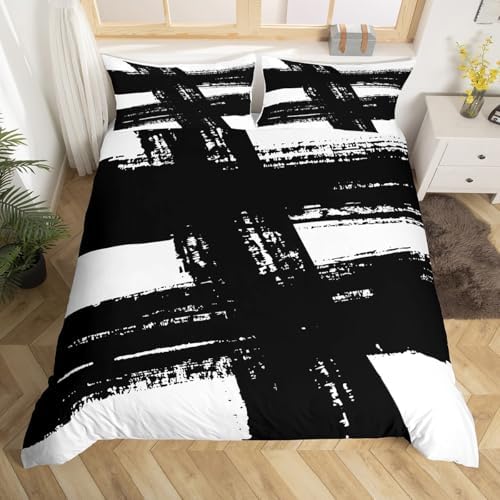 Feelyou Kids Geometry Duvet Cover Set Queen Size