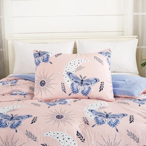 Chezmoi Collection Mystical Butterfly Comforter Set