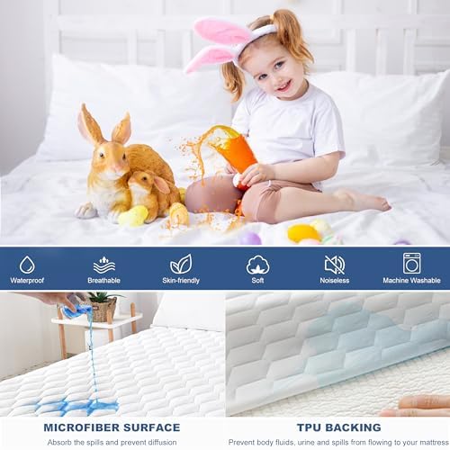 GRT Queen Mattress Protector Waterproof 100 Dust Fluid Proof