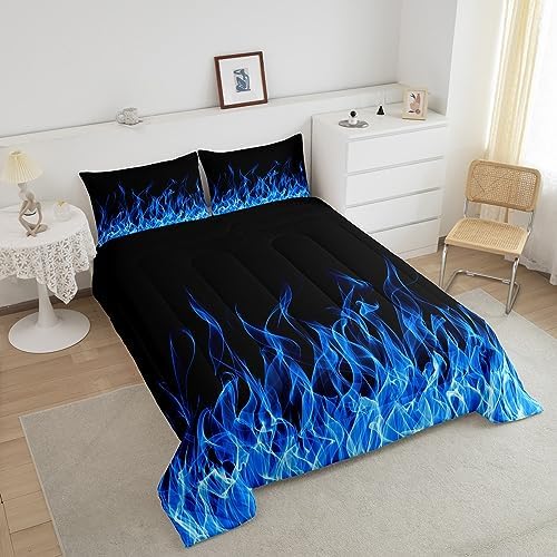 Feelyou Flame Bedding Comforter Set Twin Kids Decor