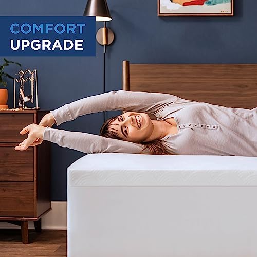 Tempur-Cloud 2-Inch Mattress Topper Queen White