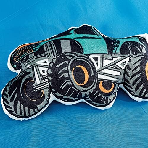Chezmoi Collection Monster Truck Comforter Set Twin Size 3-Piece