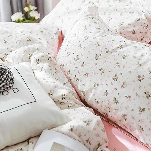 Nanko Pink Floral Microfiber Comforter Set 3pc King Size