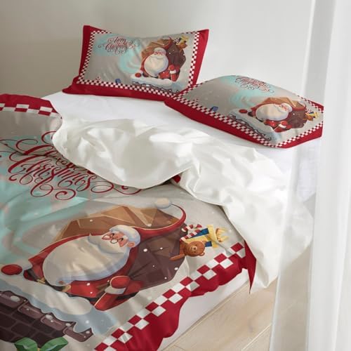 LooPoP Christmas Duvet Cover Set 3 Piece California King 1