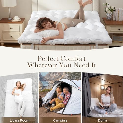 Decroom 3 Inch Memory Foam Mattress Topper Twin Size
