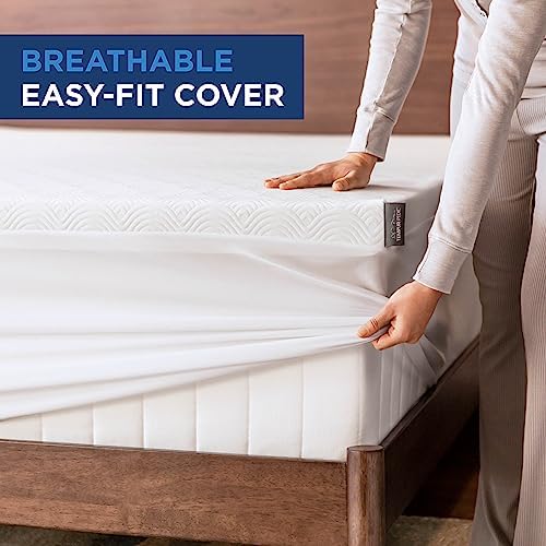 Tempur-Cloud 2-Inch Mattress Topper Queen White