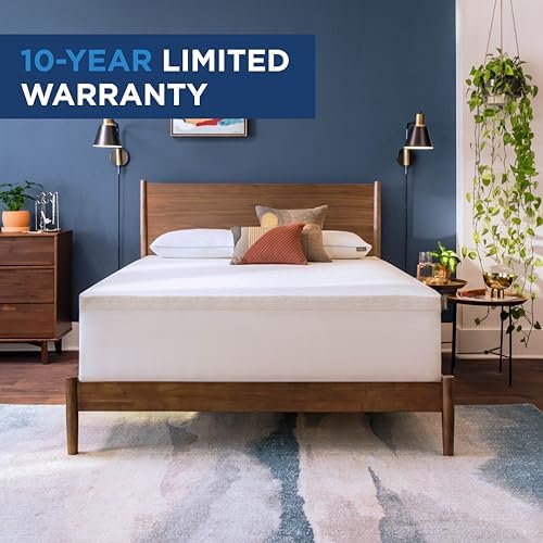 Tempur-Cloud 2-Inch Mattress Topper Queen White
