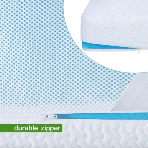 Coldwind Mattress Topper Cover Twin XL 3 Inch Cooling Rayon