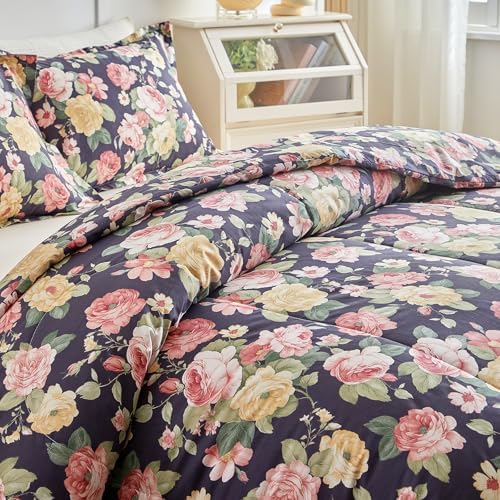 Joyreap 3pcs Floral Cotton Comforter Set for Girls 1