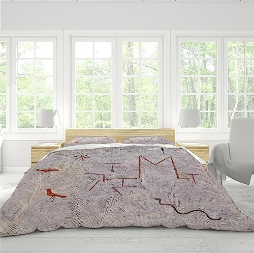 HOBBOY 3pc Bedding Set Twin XL Paul Klee Duvet Cover