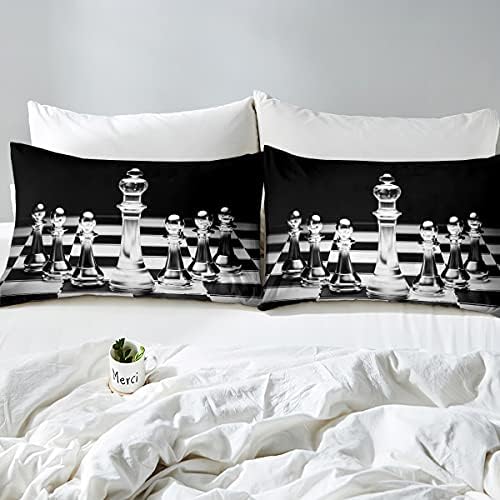 Erosebridal Chess Duvet Cover Set Twin Size